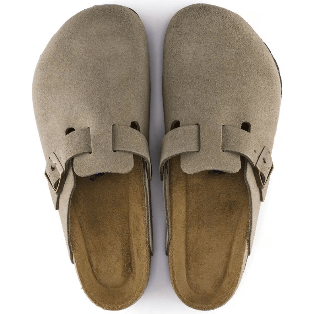 Boston Suede Taupe – Soft Footbed