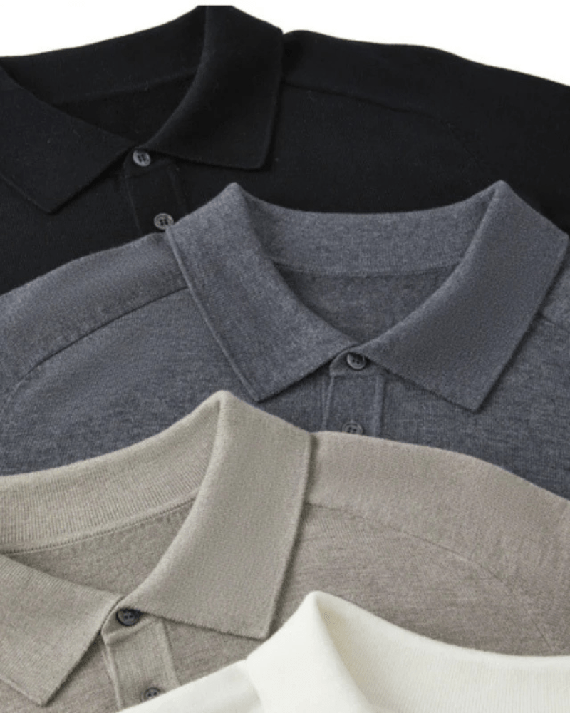 Polo made from 100% premium wool