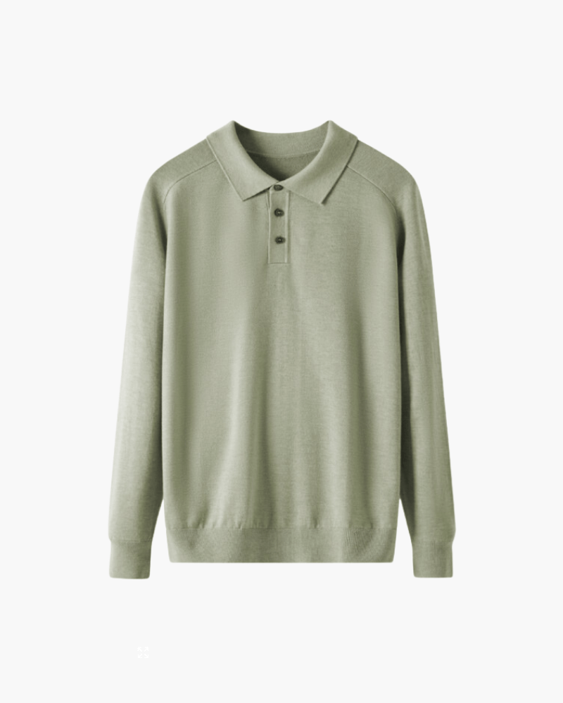 Polo made from 100% premium wool
