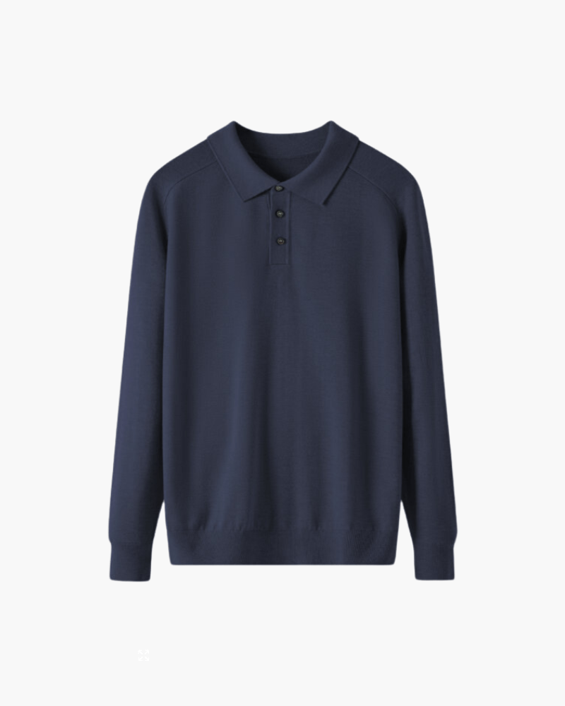 Polo made from 100% premium wool